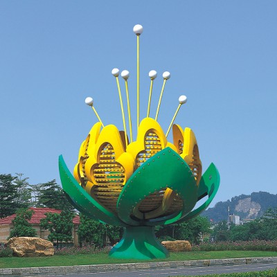 大型造型藝術(shù)景觀燈公園廣場小區(qū)景區(qū)標(biāo)識LOGO道旗景觀燈柱廠家