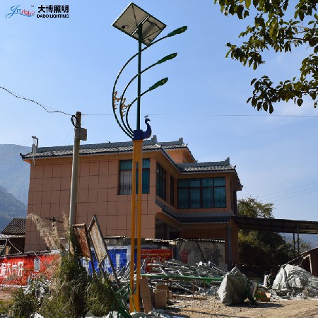 LED太陽能路燈 農村道路照明特色新中式一體化光伏太陽能路燈