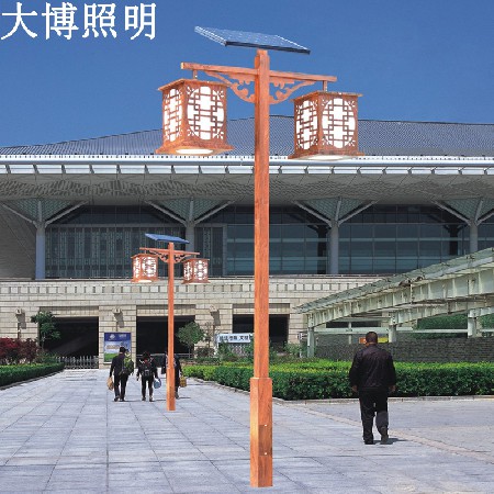 中式仿古特色庭院燈小區(qū)道路照明裝飾光伏LED太陽能庭院燈批發(fā)