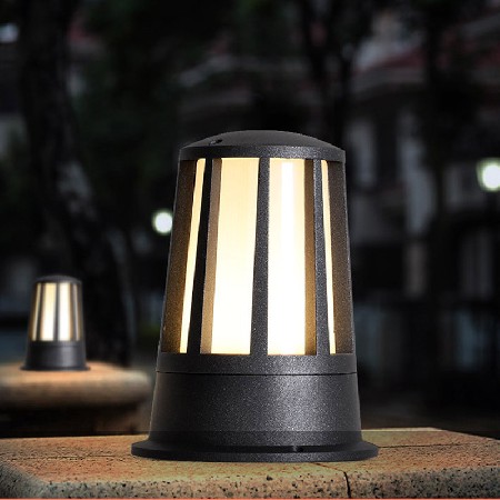 led柱頭燈圍欄燈壓鑄鋁簡約矮款特色草坪燈花園庭院小區廠家批發